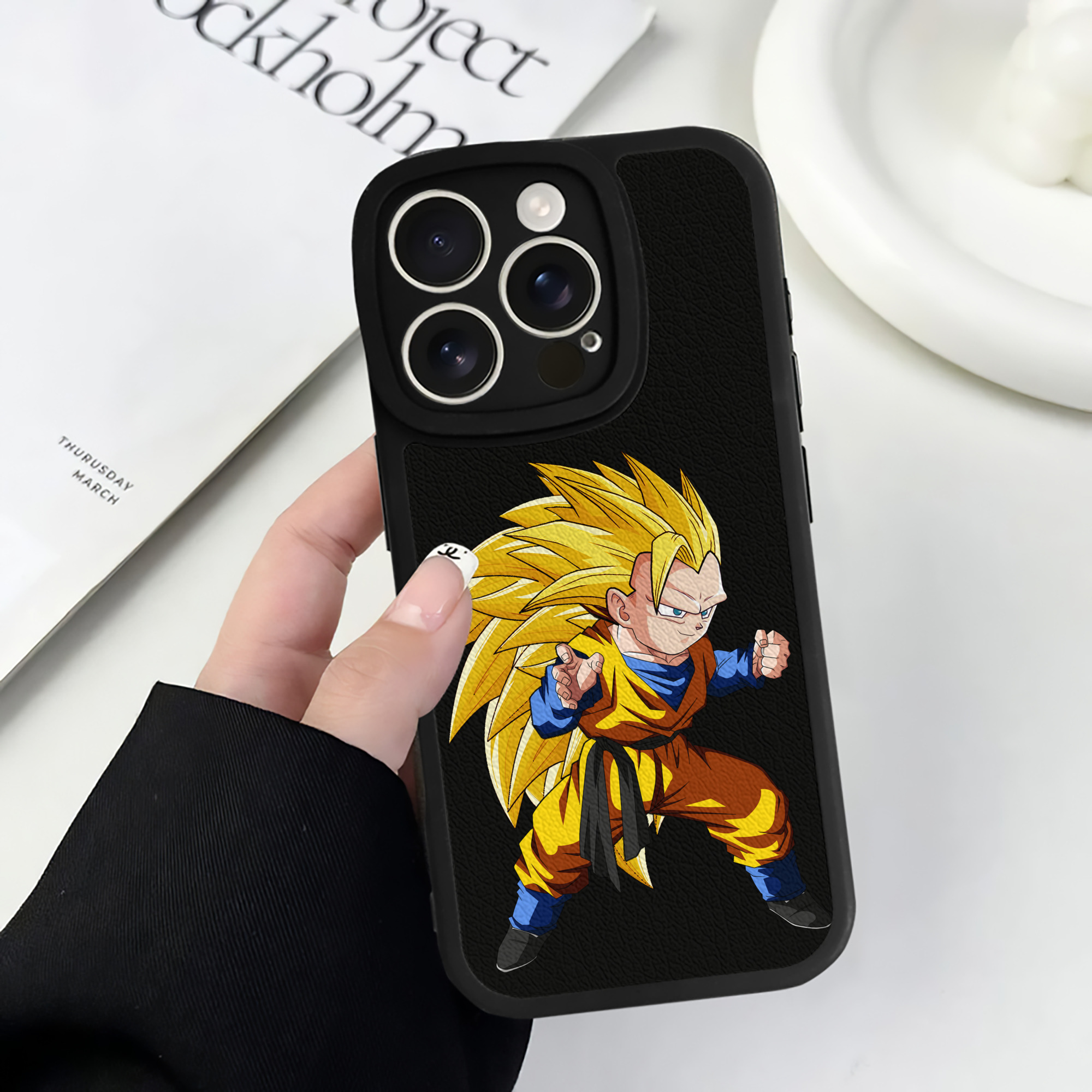（画像用） ドラゴンボール ベジータ四世（Bejīta Yonsei）DRAGON BALL Vegeta IV 【iPhone 16シリーズ対応】シリコンスマホケース（レザー調） 材質：シリコン